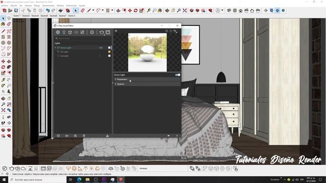 Render de interior-configuracion-vray next sketchup смотреть онлайн