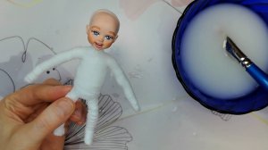 Как сделать каркас для ватной игрушки и обмотать его ватой. Ватные игрушки своими руками. Часть 2.