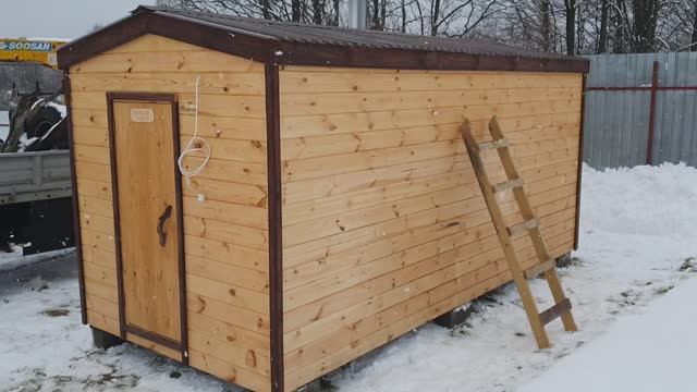 Каркасная баня 4 метра купить в Арзамасе. смотреть онлайн