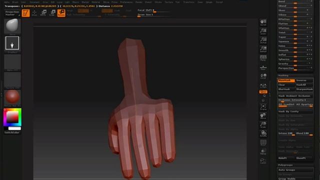 0023 zbrush (transpose tool) смотреть онлайн