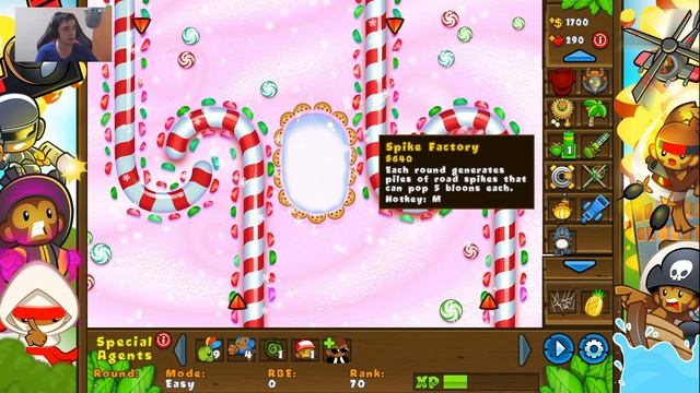 Darmowe Gry Online | Bloons TD5 - Halloween i nowa mapa смотреть онлайн