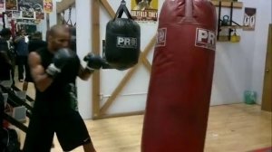 Ismayl Sillakh boxing workout