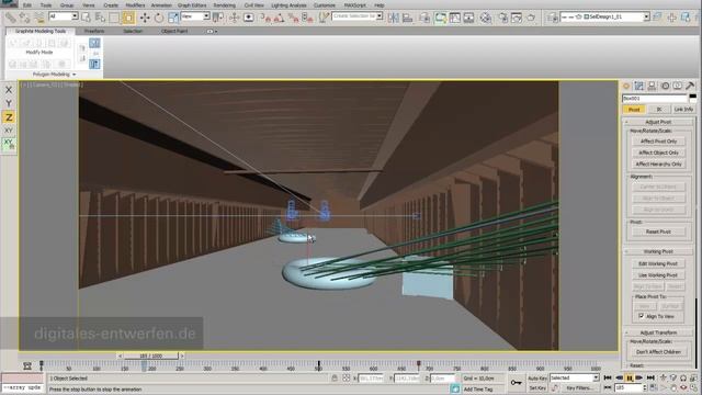 Introduction into animation with Parametric Array in 3ds max смотреть онлайн