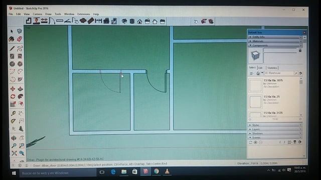 Instalación y uso del Plugin DIBAC en SKETCHUP смотреть онлайн