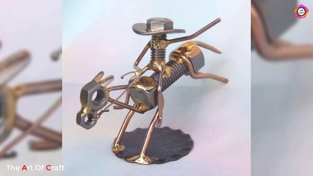 50 amazing ideas with Nut & Bolts 🔩 смотреть онлайн