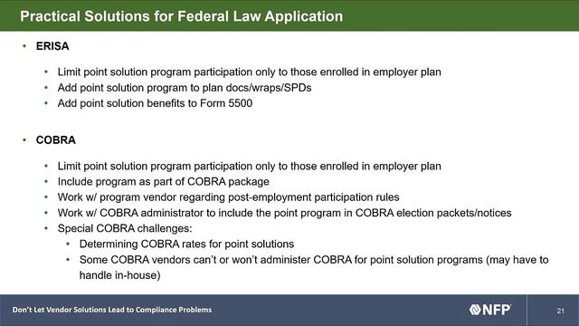 Webinar – Don’t Let Vendor Solutions Lead to Compliance Problems смотреть онлайн