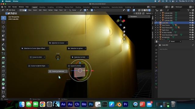 Changing Object Origin for Face Snapping смотреть онлайн