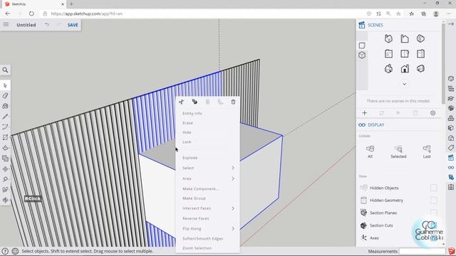 SketchUp Free - Painel Ripado смотреть онлайн