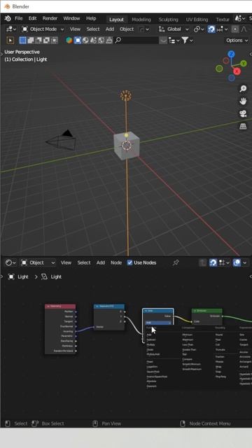 Blender Tutorial | Procedural Rainbow Light #shorts смотреть онлайн