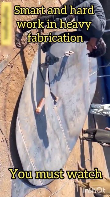 how the workers work hard in heavy fabrication #hardworker s #engineering #technology #machines смотреть онлайн