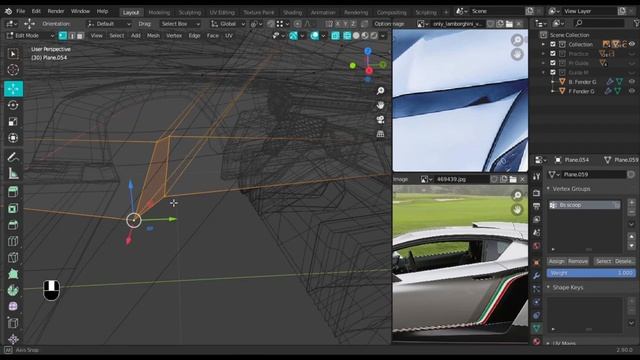 Blender car modelling... Lamborghini Veneno tutorial. (Part 14. Logo, Door Handle. etc.) смотреть онлайн