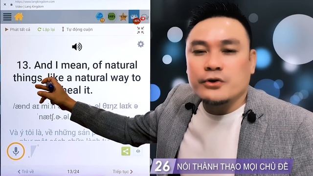 NÓI THÀNH THẠO MỌI CHỦ ĐỀ 26: Hỏi thăm cách chữa bệnh cúm bằng tiếng Anh - Thắng Phạm смотреть онлайн
