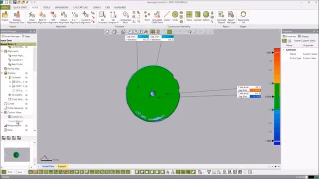 Inspecting an Impeller with Geomagic Control X Software смотреть онлайн
