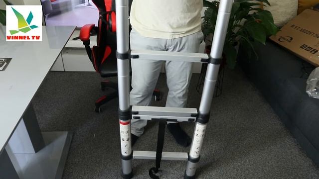 Multibao Ladders 8.5Ft 2.6M Extendable Telescopic Ladder Unboxing and Overview смотреть онлайн
