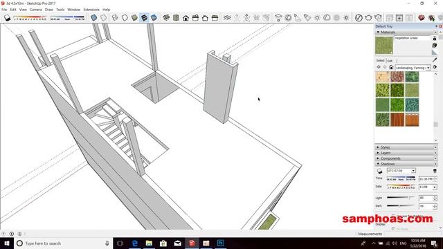 Sketchup 4 Story Narrow House 4.5x13m смотреть онлайн