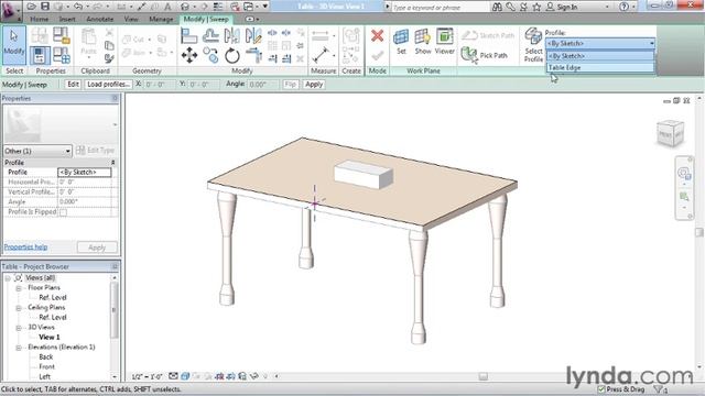 06 06 Creating a Parametric Table Edge смотреть онлайн