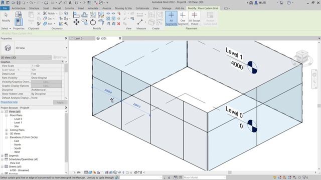 Revit How To Make Curtain Wall Tutorial смотреть онлайн
