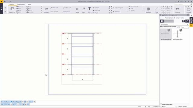 Tekla Structures. Macros "InvisibleAxis" смотреть онлайн
