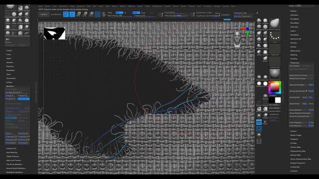 Brush: 80 Torn Fabric Brushes + Alpha Brush + IMM Brush +Video Tutorial Vol04 || Intro смотреть онлайн