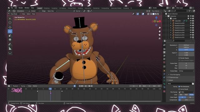 [FNAF BLENDER] FNaF World Style Animation Tutorial!