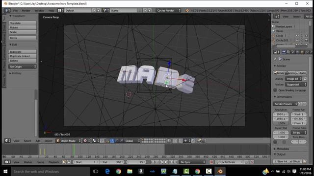 How To Edit A Intro With Blender смотреть онлайн