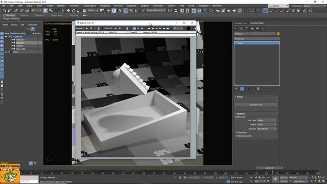 Fluid 3ds max 2019.2 Honey смотреть онлайн