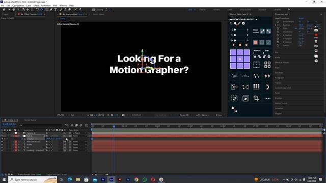 Camera rotation | How to do a camera rotation title animation | Title animation смотреть онлайн