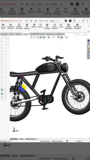 Bike SolidWorks 3d model смотреть онлайн