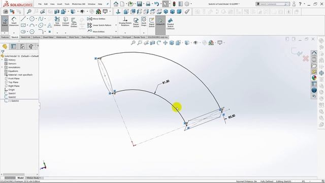 SolidWorks 2021 Tutorial for Beginners #71 | Solid Model 18 in SolidWorks-آموزش سالیدورکس смотреть онлайн