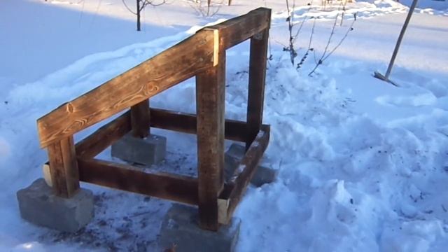 Колода для пчёл. Подставка для колоды