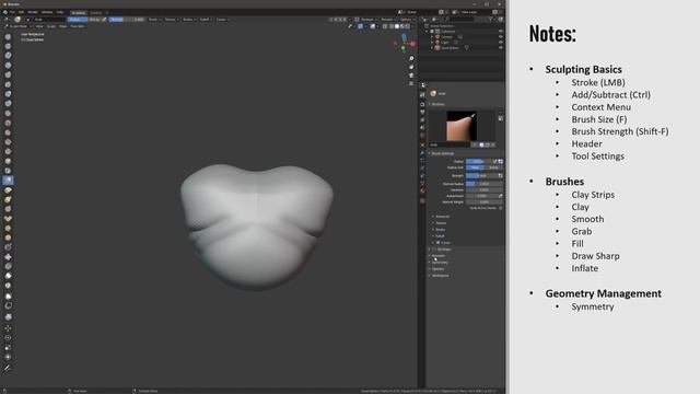 [#02] Anime Character 3D Modeling Tutorial 2020 – Introduction To Sculpting In Blender 2.83