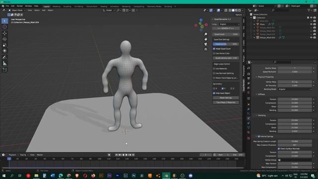 Cómo hacer Ragdoll en Blender con softbodies y metaballs (pa la bandita) смотреть онлайн