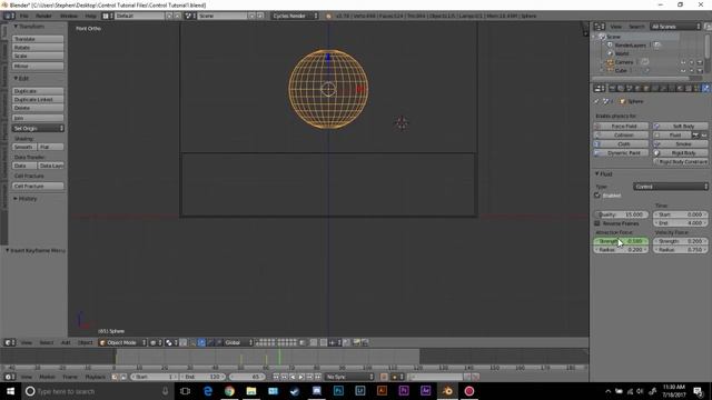 Blender Fluid Simulation Tutorial - The Control Object (Cycles) смотреть онлайн