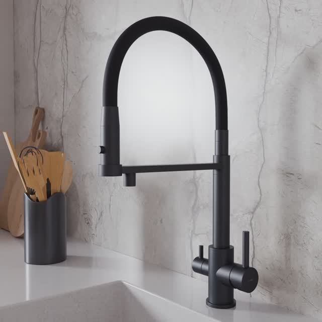 Смеситель для кухни ZEN черный (Арт. 68250) смотреть онлайн