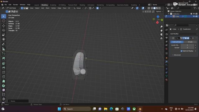 How to Create a Banana in Blender : Blender Tutorial 3.6 смотреть онлайн