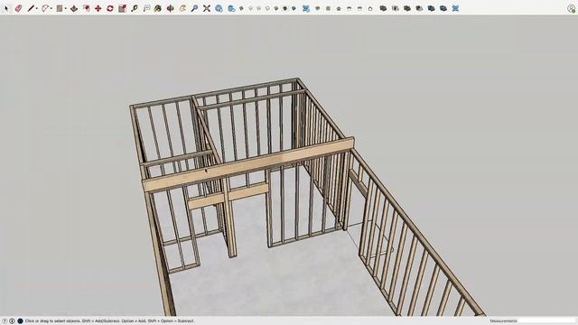 Accessory Dwelling Unit (ADU) Framing Study in Sketchup смотреть онлайн
