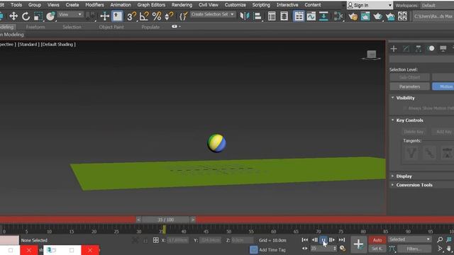 3DS Max Ball Bunce and rotate #1 смотреть онлайн