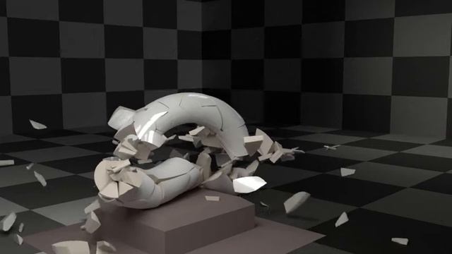 Donut Hit By a Bullet - Blender Test "Cell Fracture Plugin" смотреть онлайн