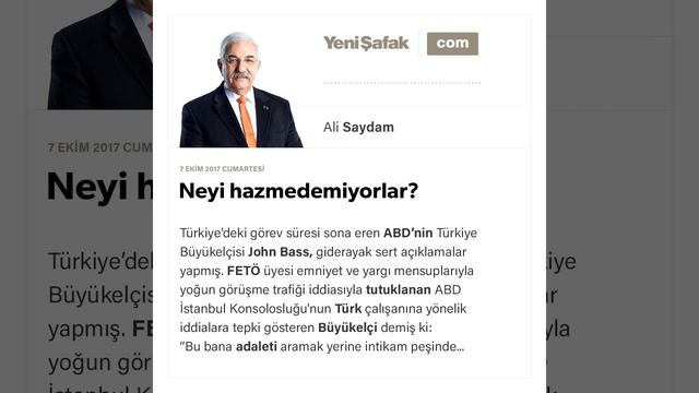 Ali Saydam - Neyi hazmedemiyorlar? - 07.10.2017 смотреть онлайн