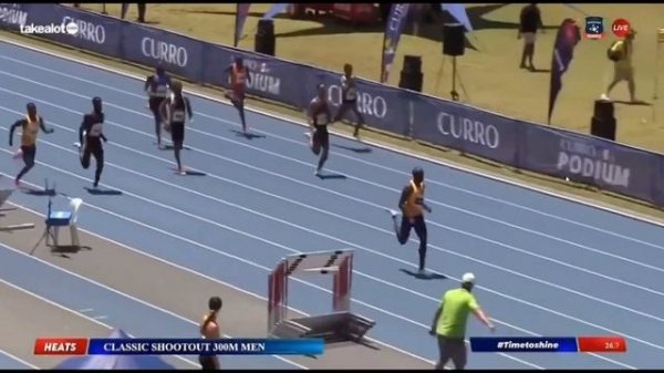 20 y/o Letsile Tebogo🇧🇼 300m world record| Usain Bolt🇯🇲 2.0| paris is done #athletics #viral