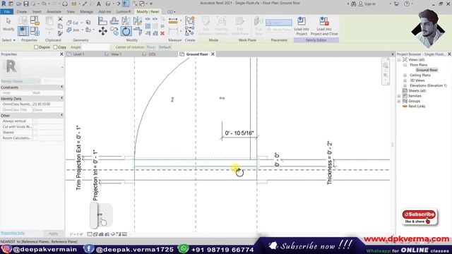 #81 | Revit Architecture | How to open door in Revit [DeepakVerma] смотреть онлайн