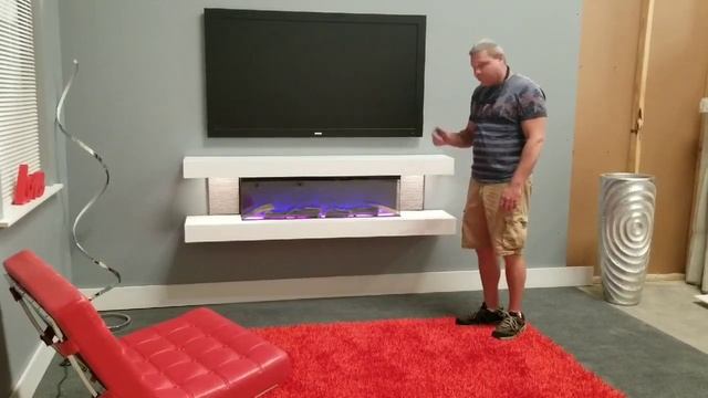 Vegas 72 Wall Mounted Electric Fireplace смотреть онлайн