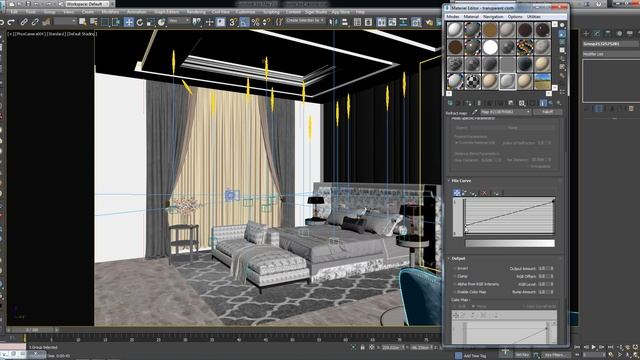 3ds max vray transparent cloth material смотреть онлайн