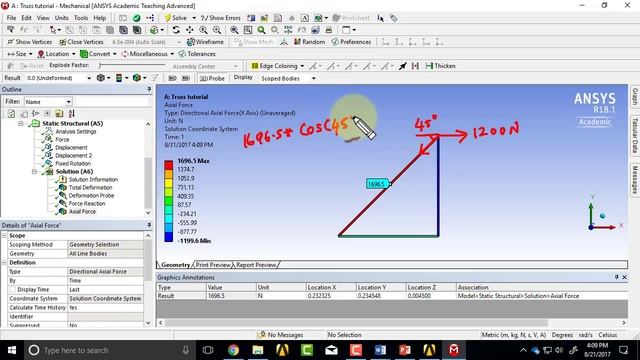 7.2.7 Calculate Axial Forces and Stresses смотреть онлайн