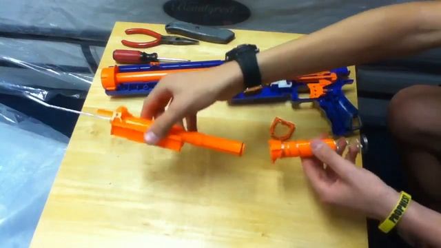 How to: Nerf Raider CS-35 Modification Tutorial смотреть онлайн