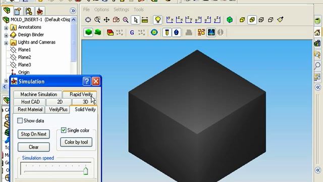 Calculating and Simulating the Rough Definition in SolidWorks SolidCAM by SolidProfessor смотреть онлайн