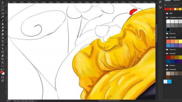 Диджитал арт. Процесс рисования | Digital art. Drawing process