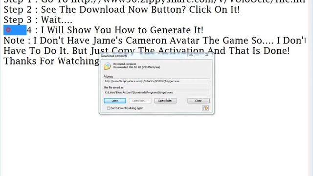 How To Download The Keygen For Jame's Cameron Avatar The Game And Tutorial On How To Know Your ID смотреть онлайн