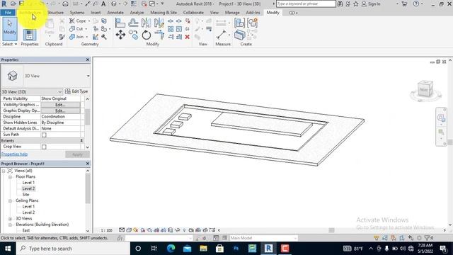 Swimming pool step by step in Revit смотреть онлайн