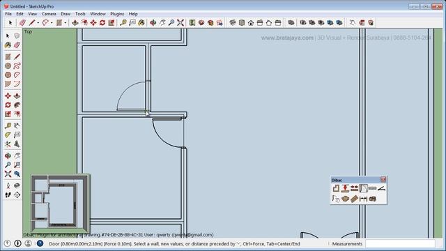 sketchup 2014 dibac plugin model140326 rumah 2 kamar tipe01 смотреть онлайн